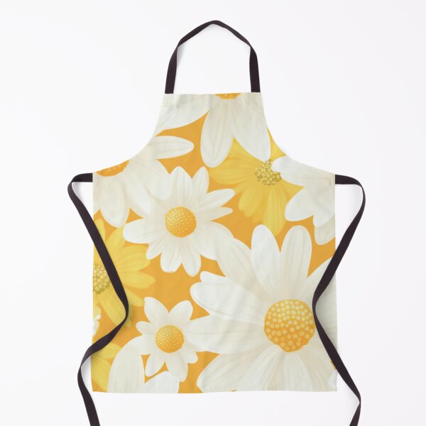 Item preview, Yellow Orange White Flower Pattern Spring Aesthetic Marguerite Blasingame Jan Berenstain designed and sold by SMARTKIT  DESIGNAGENCY.