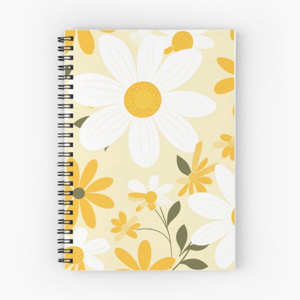 Item preview, Yellow Orange White Flower Pattern Spring Aesthetic Marguerite Blasingame Jan Berenstain designed and sold by SMARTKIT  DESIGNAGENCY.