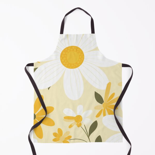 Item preview, Yellow Orange White Flower Pattern Spring Aesthetic Marguerite Blasingame Jan Berenstain designed and sold by SMARTKIT  DESIGNAGENCY.