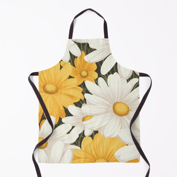 Item preview, Yellow Orange White Flower Pattern Spring Aesthetic Marguerite Blasingame Jan Berenstain designed and sold by SMARTKIT  DESIGNAGENCY.