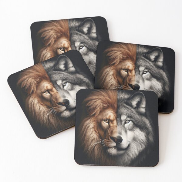 Item preview, Half Lion Half Wolf designed and sold by Minisonnette.