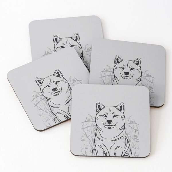 Item preview, Shiba-inu outline designed and sold by Tajdi.