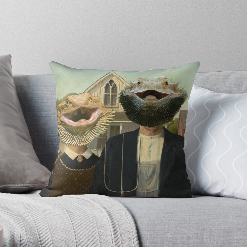 bearded dragon pillow