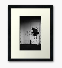 Broken Door Framed Print