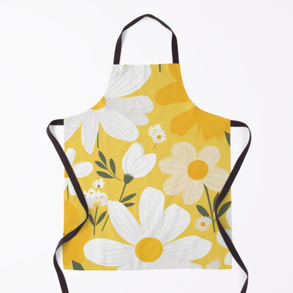 Item preview, Yellow Orange White Flower Pattern Spring Aesthetic Marguerite Blasingame Jan Berenstain designed and sold by SMARTKIT  DESIGNAGENCY.