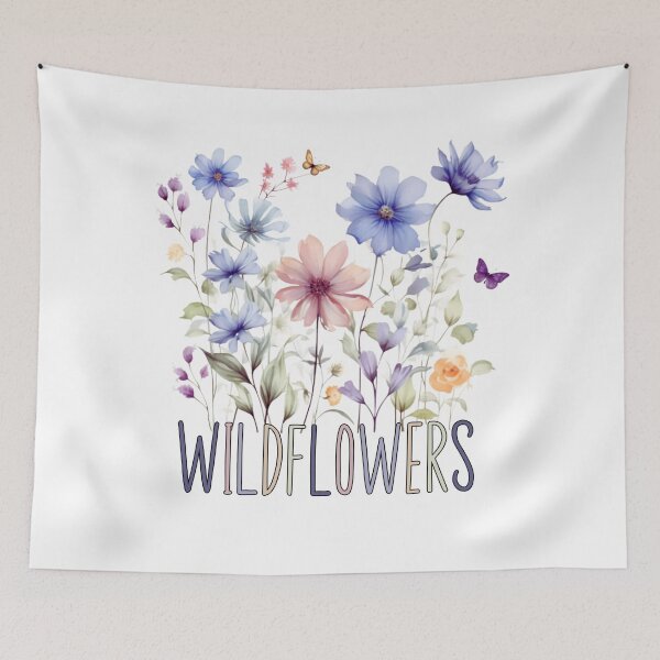 Item preview, Pastel Wildflowers designed and sold by HappyLifeCreate.