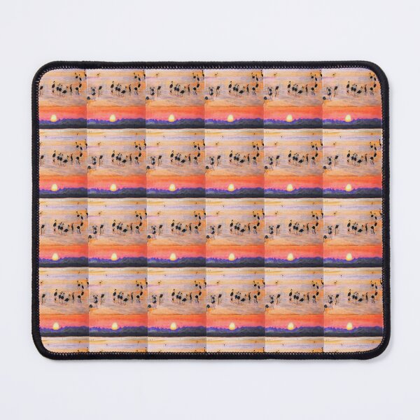 Item preview, "Flamants au couchant" (= flamingos at sunset) designed and sold by Isa-Isarielle.