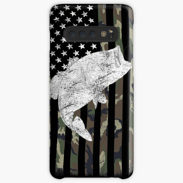 Camouflage Flag Bass Fishing Angler Samsung Galaxy Snap Case