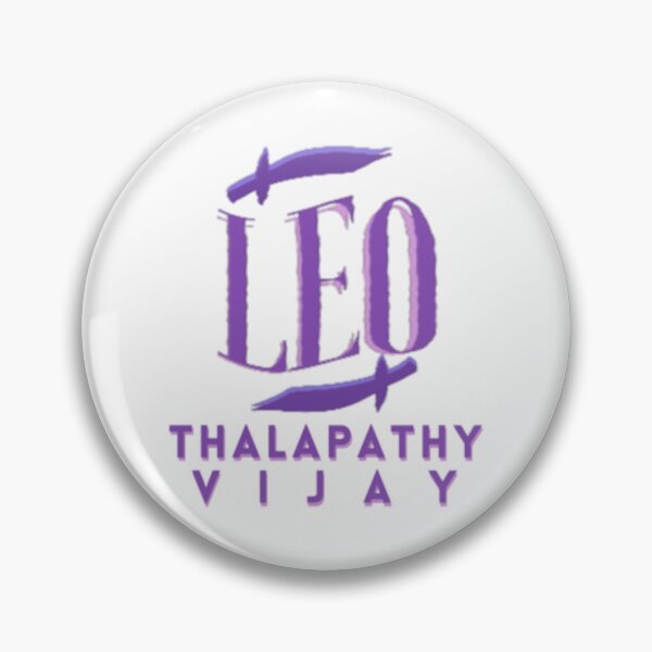 Item preview, Leo - Thalapathy Vijay Movie Logo designed and sold by Makoa-Heyward.