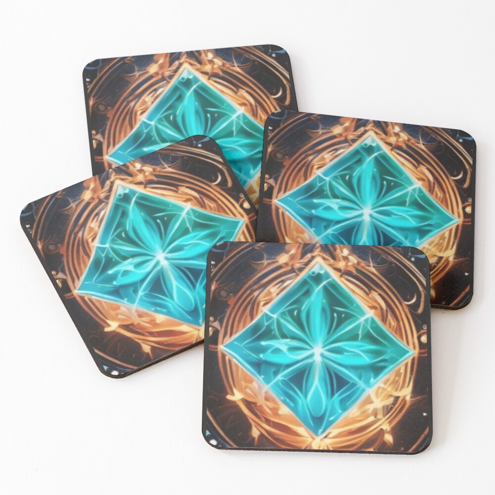 Item preview, Coasters (Set of 4) designed and sold by BubbleTextBox.
