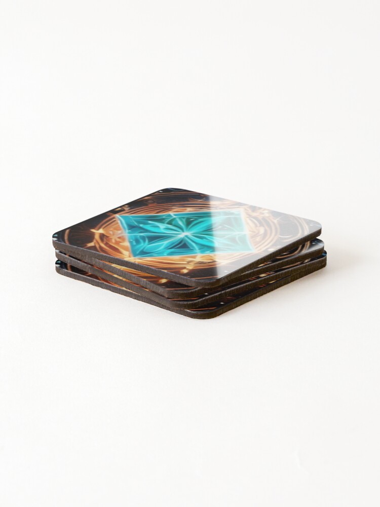 Thumbnail 4 of 5, Coasters (Set of 4), Diamond designed and sold by BubbleTextBox.