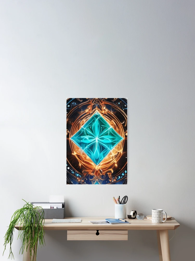 Thumbnail 2 of 3, Poster, Diamond designed and sold by BubbleTextBox.