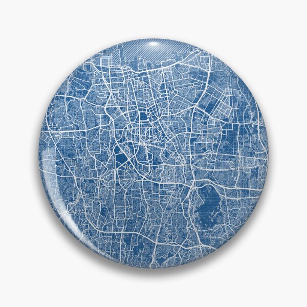 Item preview, Jakarta City Map of Indonesia - Blueprint designed and sold by deMAP.