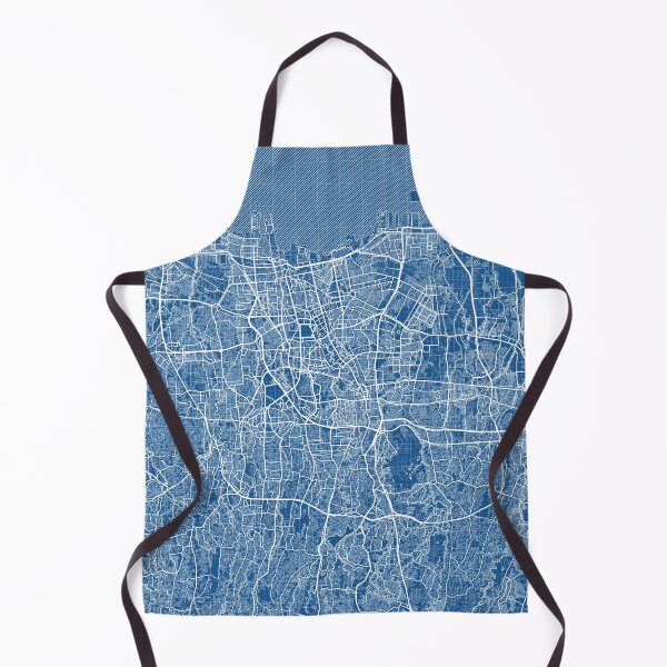 Item preview, Jakarta City Map of Indonesia - Blueprint designed and sold by deMAP.