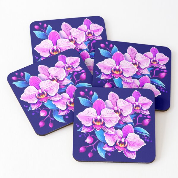 Item preview, Picture of Orchid Flowers Seamless Pattern designed and sold by Petalandfur.
