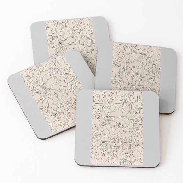 Item preview, Doggi art with lines designed and sold by Tajdi.