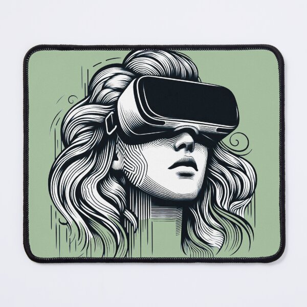 Item preview, Girl takes a look into the VR glasses designed and sold by Berlini.