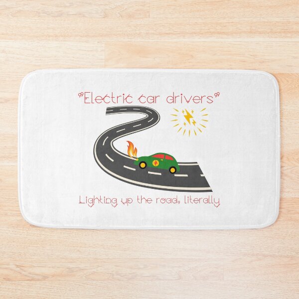 Item preview, Electric Cars, Electric Car drivers, Electric car drivers lighting up the road literally, designed and sold by GOLDENGARDENART.