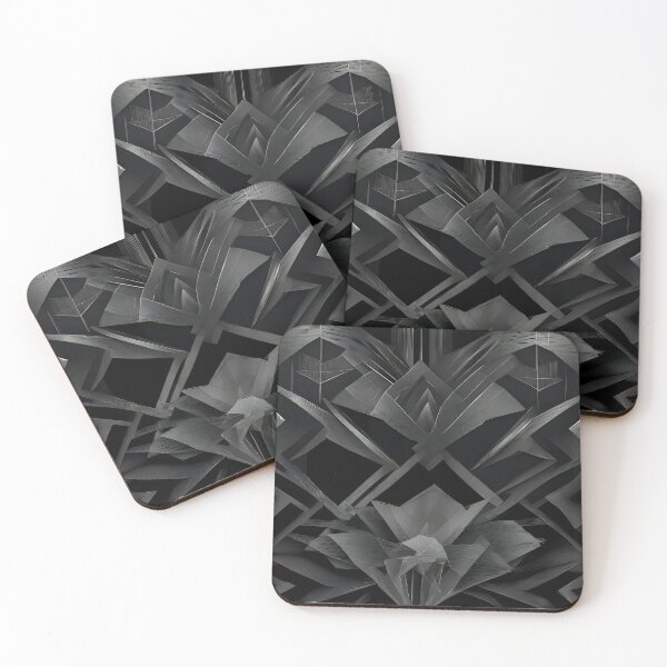 Item preview, silver art deco design 058 designed and sold by fleesphotos.