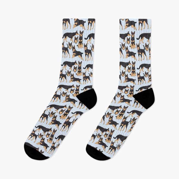 Item preview, Black and tan Australian Kelpie dog pattern  designed and sold by Yaragold.