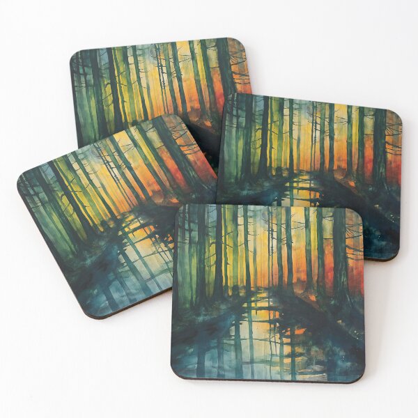 Item preview, Colored Water Forest designed and sold by NashiArtstation.