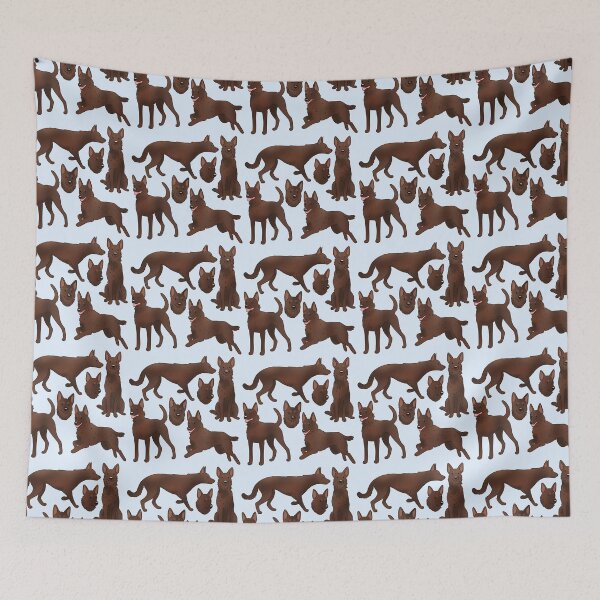 Item preview, Red Australian Kelpie dog pattern  designed and sold by Yaragold.