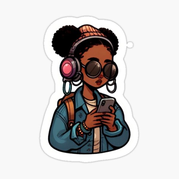Item preview, The girl Sticker designed and sold by Jonathanrk.