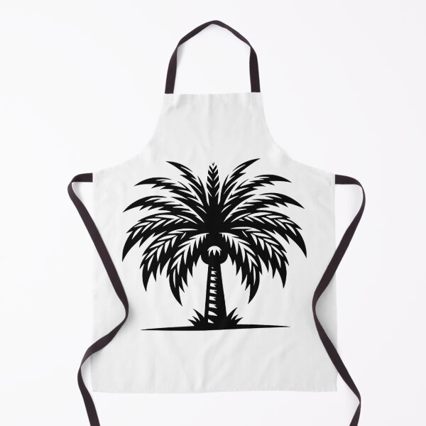 Item preview, Black and White Palm Tree Illustration - Tropical Iconic Imagery designed and sold by geraskonst.