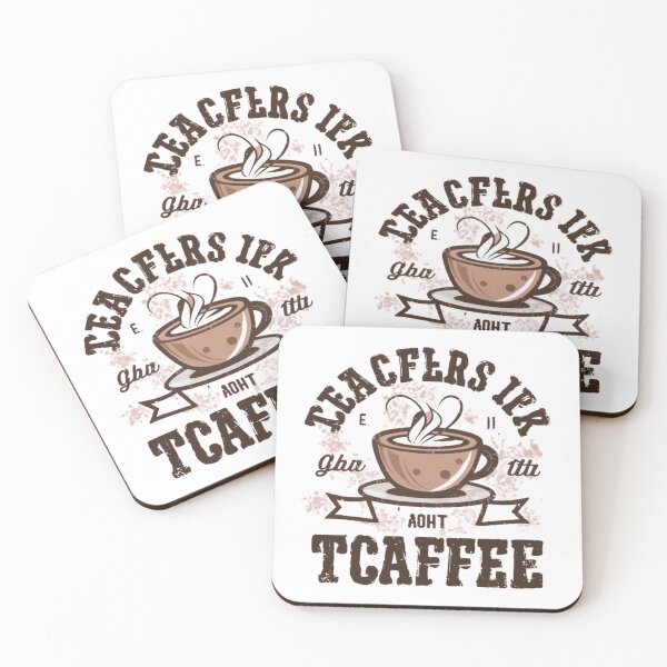 Item preview,  Teachers Who Love Coffee , coffe lover    , funny idea  designed and sold by masteryStore.