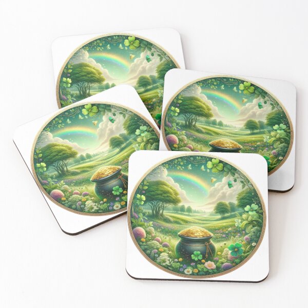 Item preview, pot of gold for Happy St Patricks Day landscape designed and sold by Expressions-Sel.