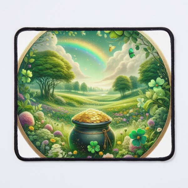 Item preview, pot of gold for Happy St Patricks Day landscape designed and sold by Expressions-Sel.