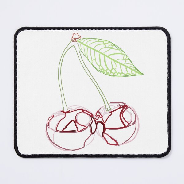 Item preview, drawing of a cherry in a minimalistic, abstract style designed and sold by Fridolini.