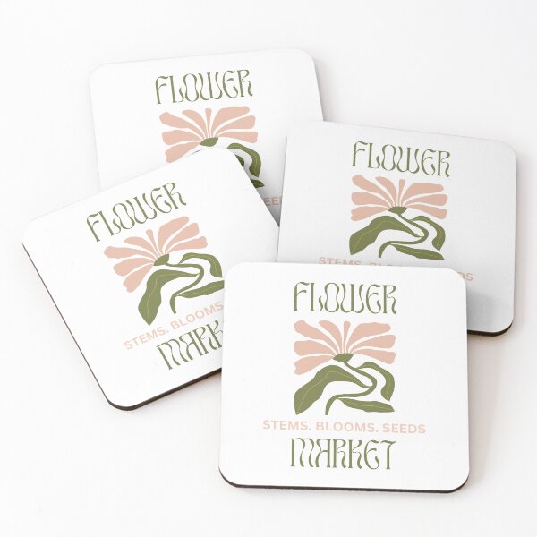 Item preview, Flower market: retro inspired flower designed and sold by HappyNoireArt.