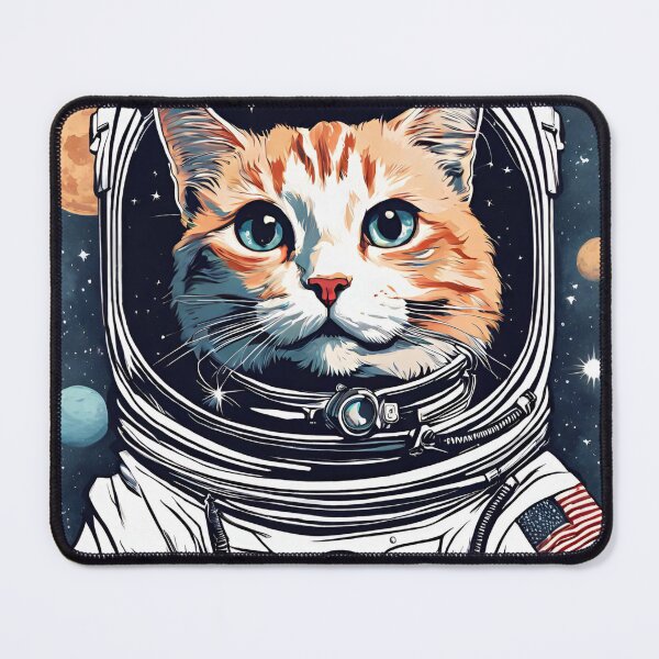 Item preview, Galacticat, Cat In Astronaut Suit, Funny Astronaut, Cute Astronaut. designed and sold by ELMU29.