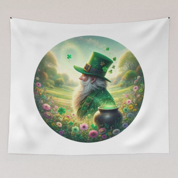 Artikelvorschau, Kobold Happy St. Patricks Day Landschaft entworfen und verkauft von Expressions-Sel.