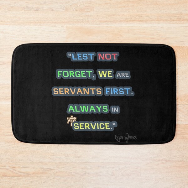 Item preview, "LEST NOT..." Quote 03/12/2024 designed and sold by BJGWRDS.