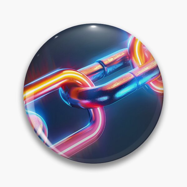 Item preview, "Abstract Glowing Chain Symmetry" designed and sold by Art-Vortex-fr.