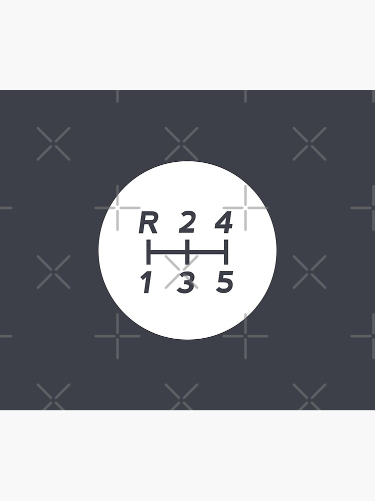 "5Speed Manual Transmission Shift Pattern (dog leg)" Travel Coffee Mug