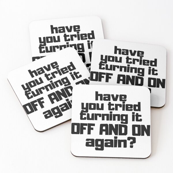 Item preview, have you tried turning it off and on again? designed and sold by CGArtsy.