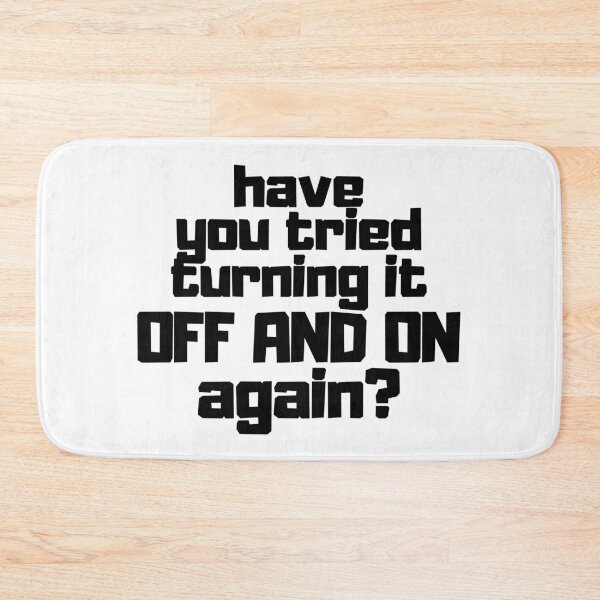 Item preview, have you tried turning it off and on again? designed and sold by CGArtsy.