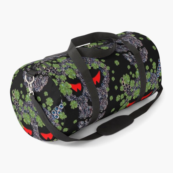 Item preview, Creepy Mechanical Skull Green Clovers Funny St Patricks Day designed and sold by r-silver.