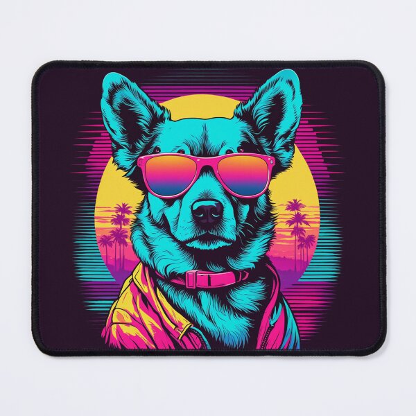Item preview, Dog with glasses because true fashion never goes out of style, especially when worn with an unbeatable canine attitude. designed and sold by Pulsant Paintings.