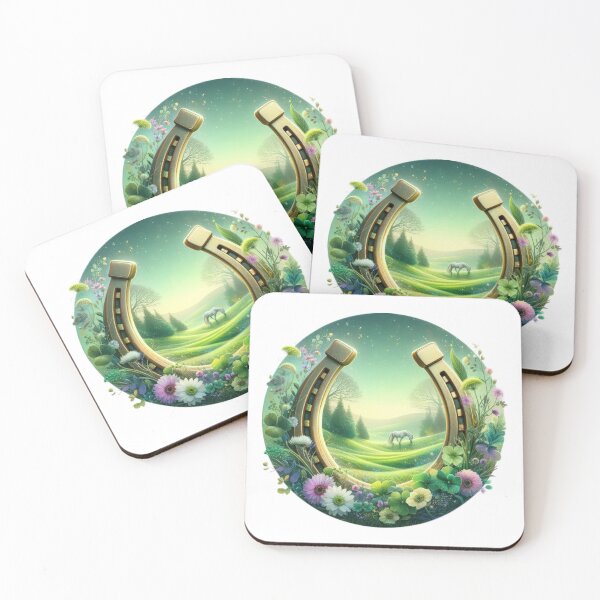 Artikelvorschau, Hufeisenlandschaft Happy St. Patricks Tag entworfen und verkauft von Expressions-Sel.
