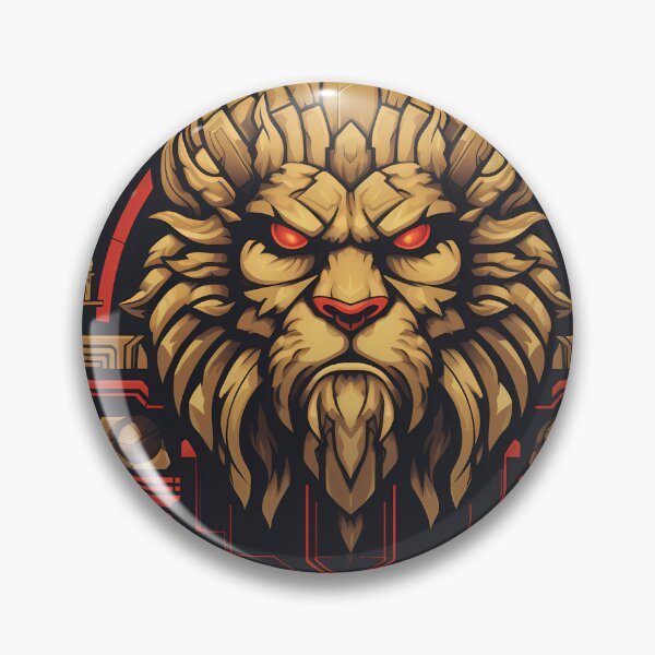 Item preview, "Roaring Revival: Lion Logo Tee for Retro Gamers" designed and sold by Art-Vortex-fr.