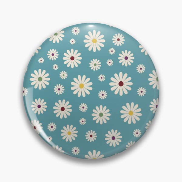 Item preview, Turquoise Gemstone Daisy Dreams Pattern designed and sold by ClaudiaFlores.