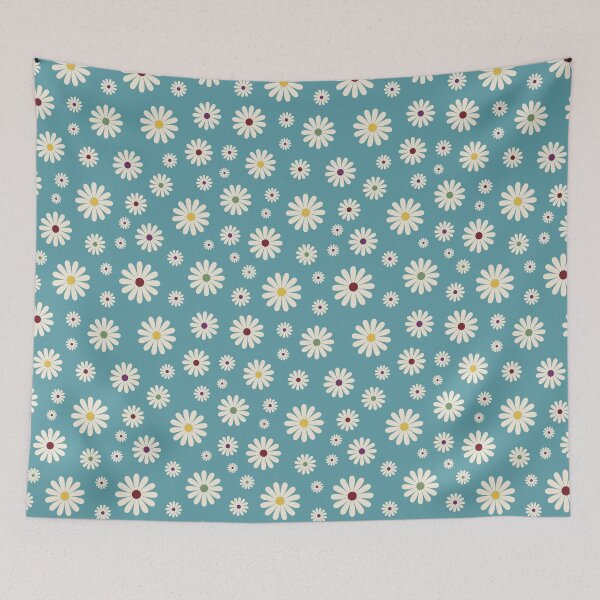 Item preview, Turquoise Gemstone Daisy Dreams Pattern designed and sold by ClaudiaFlores.