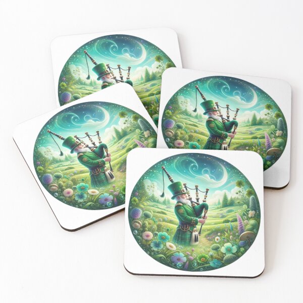 Artikelvorschau, Dudelsack Persona Happy St Patricks Day Landschaft entworfen und verkauft von Expressions-Sel.