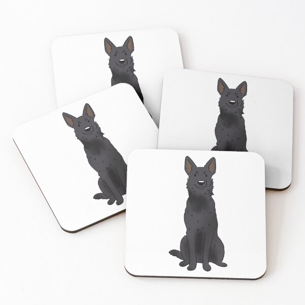 Item preview, Cute black Australian Kelpie dog  designed and sold by Yaragold.