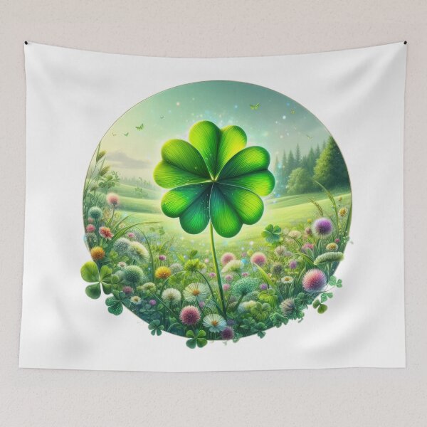 Artikelvorschau, Shamrock Landschaft Happy St Patricks Tag entworfen und verkauft von Expressions-Sel.