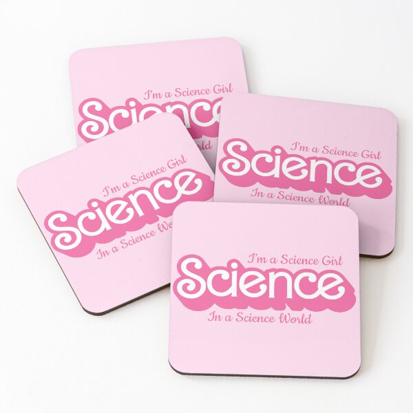 Item preview, Science Girl In a Science World - Pink Girl Doll Art designed and sold by ModernScienceUS.